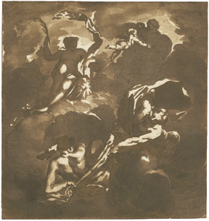 Lot 6231, Auction  103, Italienisch, Ende 17. Jh. Allegorische Darstellung mit Chronos und Aurora