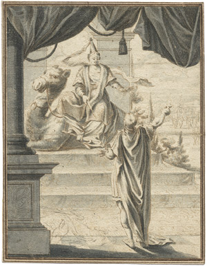 Lot 6312, Auction  103, Nilson, Johann Esaias, Allegorie des Erdteils Asien