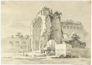 Lot 6357, Auction  103, Busse, Georg Heinrich, Der Tempel der Venus und der Roma in Rom