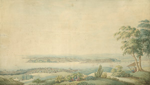 Lot 6390, Auction  103, Deutsch, um 1840. Blick auf Istanbul