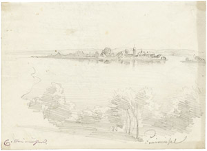 Lot 6754, Auction  103, Neureuther, Eugen Napoleon, Blick auf die Fraueninsel im Chiemsee