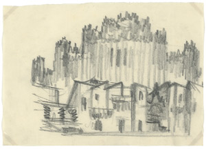 Lot 6870, Auction  103, Poelzig, Hans, Don Giovanni, Schloss mit Zackenformen