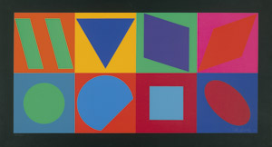 Lot 7298, Auction  103, Vasarely, Victor, Komposition mit acht Quadraten