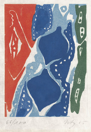 Lot 7353, Auction  103, Nay, Ernst Wilhelm, Farbaquatinta 1965-7