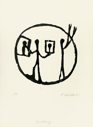 Lot 7380, Auction  103, Penck, A.R., Ohne Titel (Figuren im Kreis)