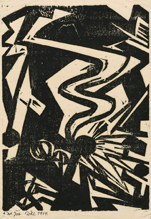 Lot 7407, Auction  103, Röhl, Karl Peter, Abstrakte Komposition