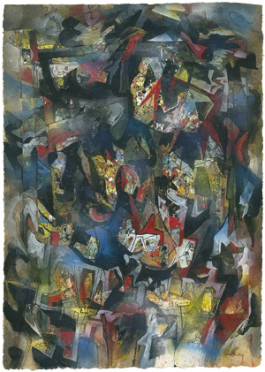 Lot 7454, Auction  103, Sundberg, Alan Frederick, Abstrakte Komposition