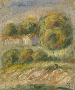 Lot 8229, Auction  103, Renoir, Auguste, Esquisse de la maison blanche à Cagnes