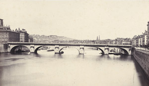 Lot 156, Auction  104, Laudoyer, Désirée, Reconstruction du pont de Tilsitt. 