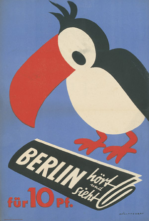 Lot 831, Auction  104, Möllendorff, Lorenz, Berlin hört und sieht. Das Rundfunkblatt. 4 Plakate. Um 1930