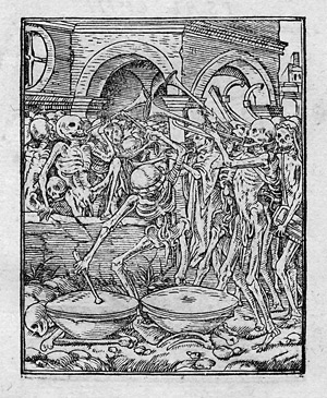 Lot 1052, Auction  104, Holbein, Hans, Imagines Mortis. His accesserunt Epigrammata, è Gallico idiomate à 