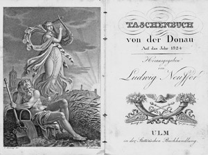 Lot 1544, Auction  104, Taschenbuch von der Donau auf das Jahr 1824, Hrsg. von Ludwig Neuffer