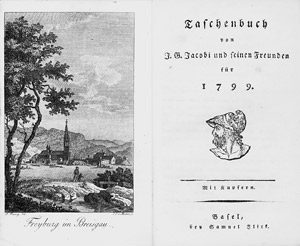 Lot 1548, Auction  104, Taschenbuch, von Johann Georg Jacobi und seinen Freunden für 1799