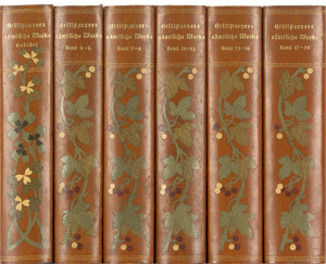 Lot 1735, Auction  104, Grillparzer, Franz, Sämtliche Werke