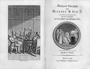 Lot 1771, Auction  104, Hippel, Theodor Gottlieb von, Kreuz- und Querzüge des Ritters A bis Z