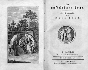 Lot 1790, Auction  104, Jean Paul, Die unsichtbare Loge