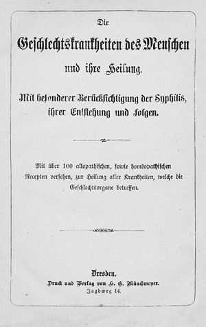 Lot 1891, Auction  104, May, Karl, Die Geschlechtskrankheiten