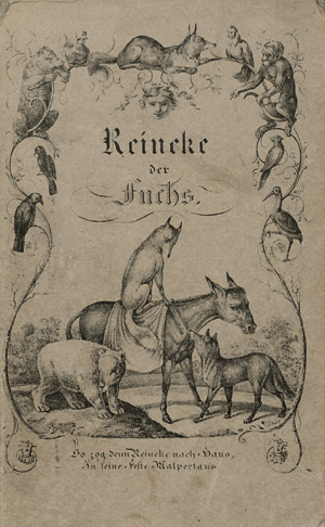 Lot 2035, Auction  104, Reineke der Fuchs und Richter, Ludwig - Illustr., Für die gebildete Jugend bearbeitet (illustriert von Richter)