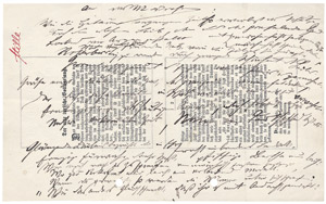 Lot 2559, Auction  104, Hille, Peter, Gedicht-Manuskript
