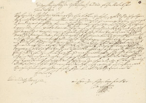 Lot 2764, Auction  104, Karl VI., röm.-dt. Kaiser, Eigenhändiger Brief an einen Kurfürsten
