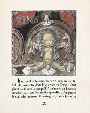 Lot 3071, Auction  104, Cocteau, Jean und Foujita, Tsuguharu-Léonard - Illustr., La Mésangère. Ill. von Foujita