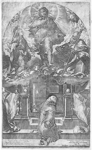 Lot 5013, Auction  104, Barocci, Federico, Die Vision des hl. Franciscus