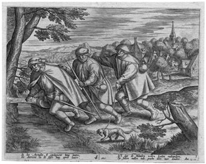Lot 5035, Auction  104, Bruegel, Pieter d. Ä. - nach, Die drei Blinden führen einander
