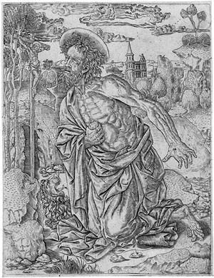 Lot 5104, Auction  104, Florentinisch, um 1500. Der hl. Hieronymus