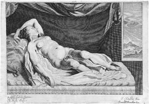 Lot 5178, Auction  104, Mosijn, Michiel, Schlafende Venus auf dem Bett