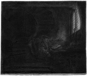 Lot 5224, Auction  104, Rembrandt Harmensz. van Rijn, Der hl. Hieronymus im Zimmer