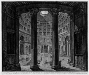 Lot 5382, Auction  104, Piranesi, Giovanni Battista, Veduta interna del Pantheon