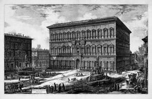 Lot 5386, Auction  104, Piranesi, Giovanni Battista, Veduat del Palazzo Farnese