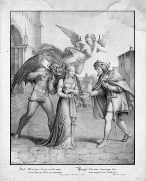 Lot 5536, Auction  104, Riepenhausen, Johannes - nach, Faust und Gretchen