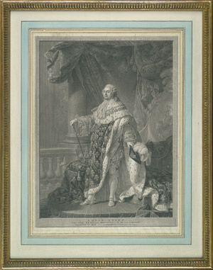 Lot 5578, Auction  104, Bervic, Charles Clérment, Bildnis Ludwig XVI. im Krönungsornat