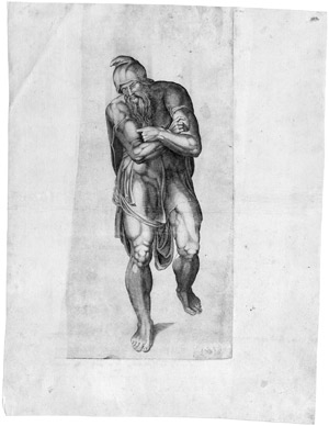 Lot 5689, Auction  104, Italienisch, 16. Jh. Figur aus dem Jüngsten Gericht Michelangelos
