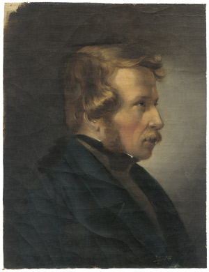Lot 6049, Auction  104, Dänisch, 1841. Bildnis eines Kaufmanns im Profil nach rechts