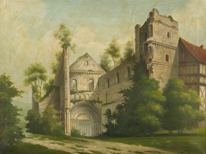 Lot 6147, Auction  104, Glässner, G., Ansicht der Klosterruine Paulinzella