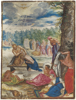 Lot 6250, Auction  104, König, Johann, Die Taufe Christi
