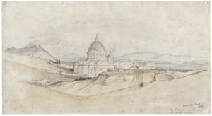 Lot 6372, Auction  104, Andreae, Carl, Blick auf Sankt Peter mit Villa Doria Pamphili