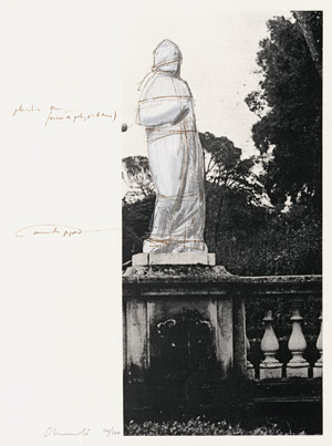 Lot 7047, Auction  104, Christo, Wrapped Venus (Project for Villa Borghese, Rome)