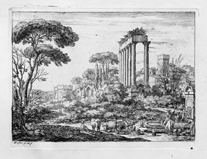 Lot 102, Auction  105, Duflos, P. Francesco, Prospettive diverse e vedute d'antichità tanto in Roma 