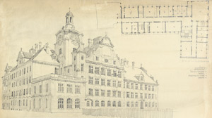 Lot 211, Auction  105, Architekturzeichnungen, Album mit 400 architektonischen Zeichnungen