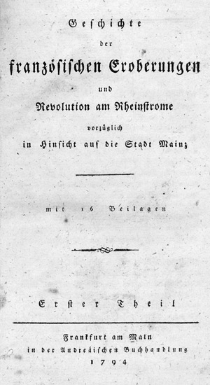 Lot 294, Auction  105, Winkopp, Peter Adolph, Geschichte der französischen Eroberungen und Revolution am Rheinstrome