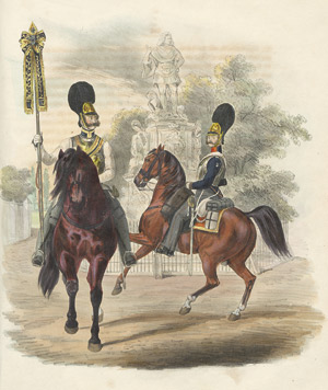 Lot 340, Auction  105, Monteton, E. A. W. v., Geschichte des Königlich Preußischen Sechsten Kürassier-Regiments