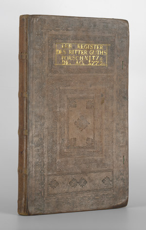 Lot 1021, Auction  105, Erb Register des Ritter Guths Porschnitz, De A(nno) 1772. Dt. Handschrift auf Papier