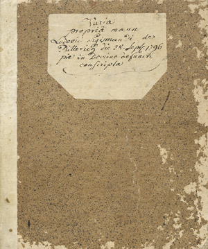 Lot 1025, Auction  105, Ditterich, Ludwig Sigismund von, Varia propria manu. Lat. Handschrift auf Papier
