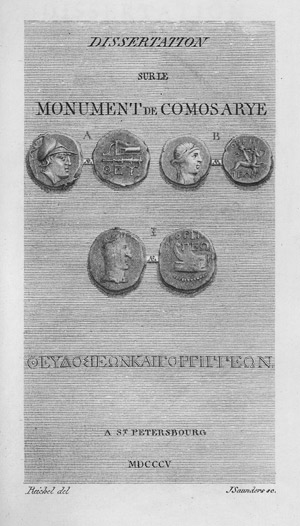Lot 1174, Auction  105, Köhler, Heinrich Karl Ernst von, Dissertation Sur Le Monument De La Reine Comosarye (1805)