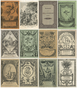 Lot 1516, Auction  105, Taschenbuch, Herausgegeben von Stephan Schütze, für das Jahr 1809 [-1839]; 16 Jgge