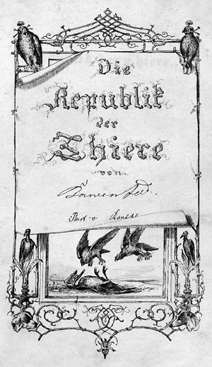 Lot 1560, Auction  105, Bauernfeld, Eduard von, Die Republik der Thiere
