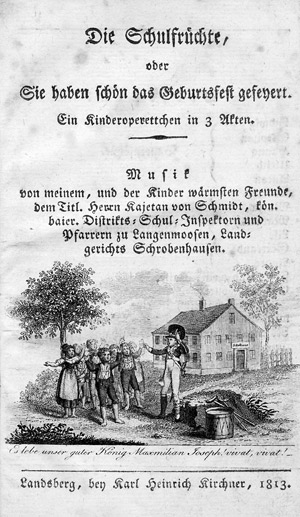 Lot 2072, Auction  105, Schell, Carl, Kinder-Komödien 1813